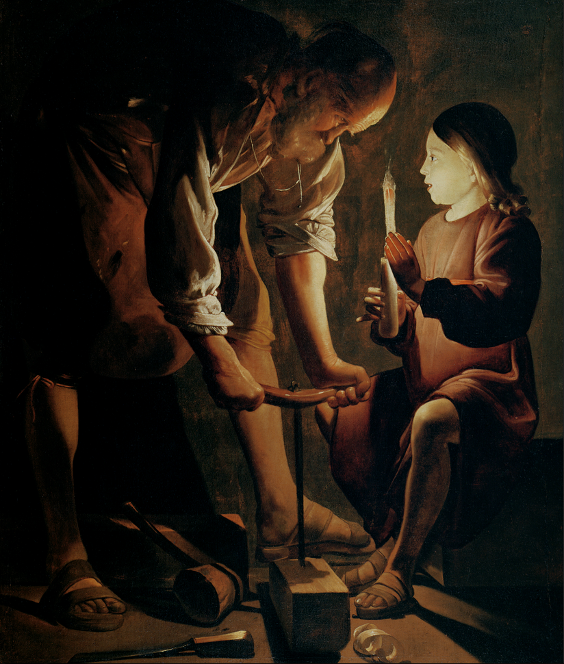 Joseph als Zimmermann, Georges de la Tour, 1642